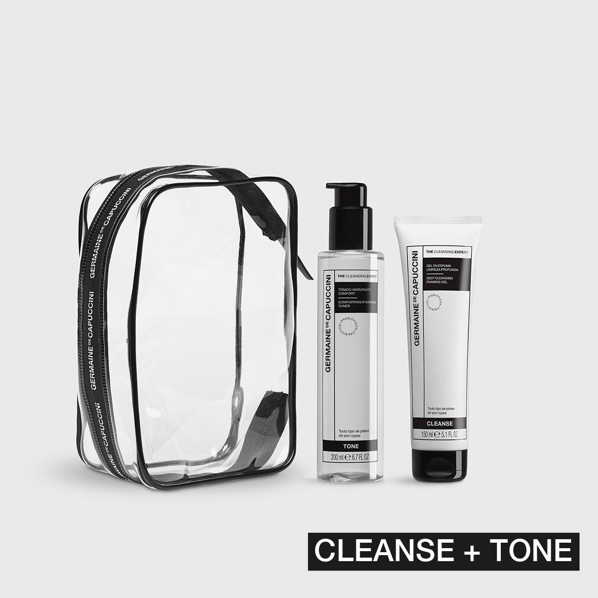 Cleansing Foaming Gel & Comforting Toner Duo