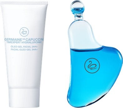 Facial Oleo-Gel 3HA+ e Cool Massager di Timexpert Hydraluronic
