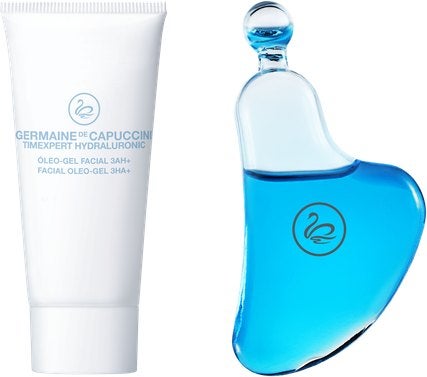 Facial Oleo-Gel 3HA+ e Cool Massager di Timexpert Hydraluronic
