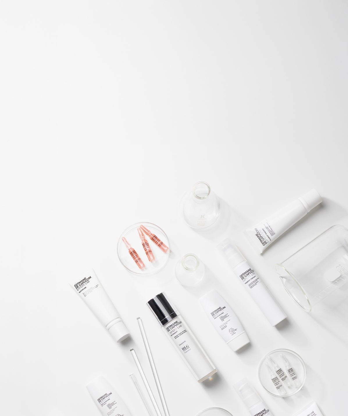 Cosmeticos y material de laboratorio